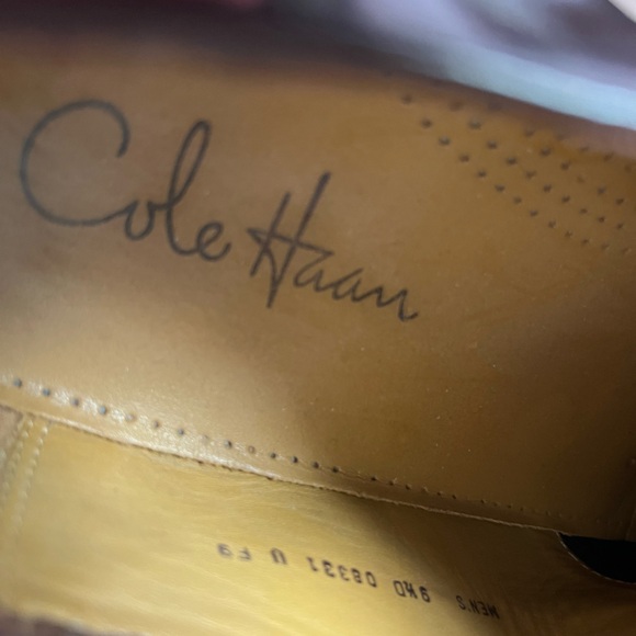 Men’s Cole Haan leather cap toe Oxford shoes size 9.5D - Picture 6 of 6